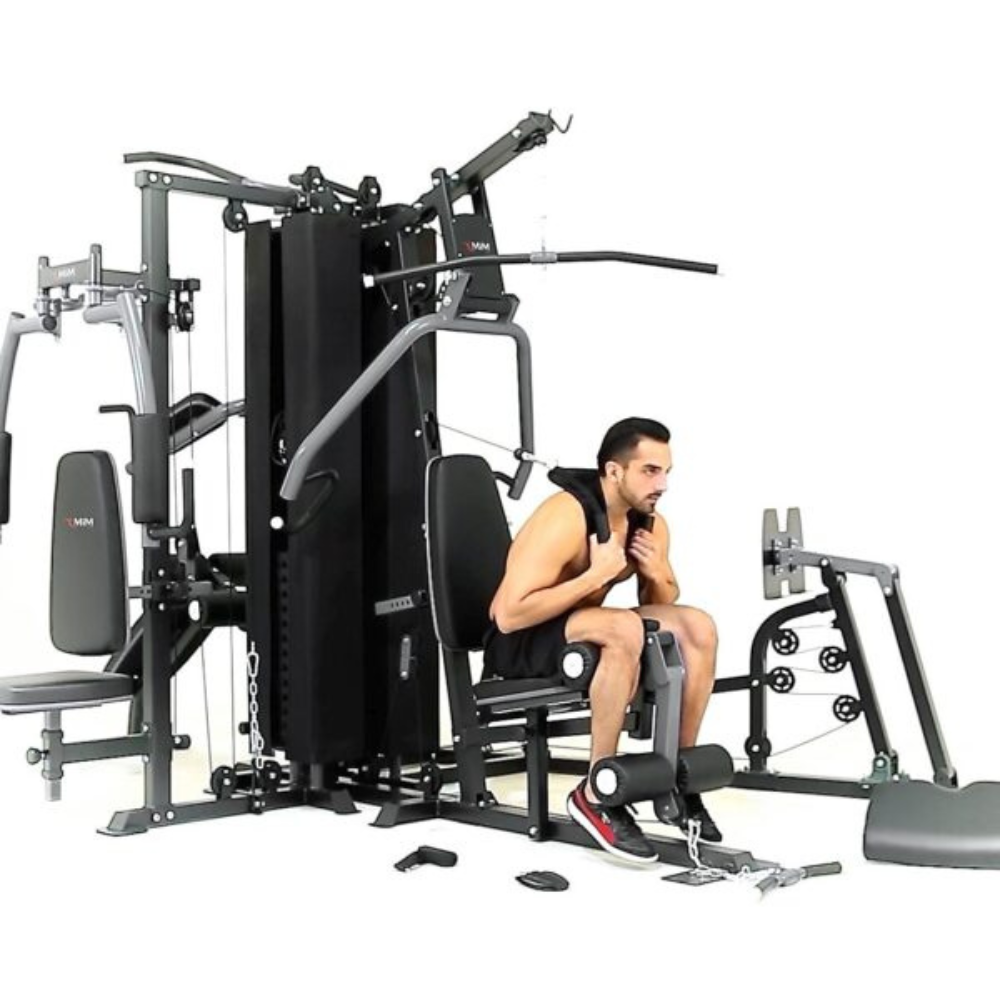 MiM USA Pro Master 1001, Smith Machine & Functional Trainer Home Gym,  All-in-One Gym Machine, Adjustable Weight Bench, Preacher Curl & Complete