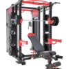 MiM USA Macho 1001 The Commercial Combo Power Rack with Professional Adjustable Bench
